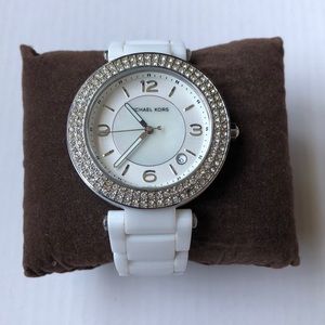 Michael Kors Winter White Acrylic Watch